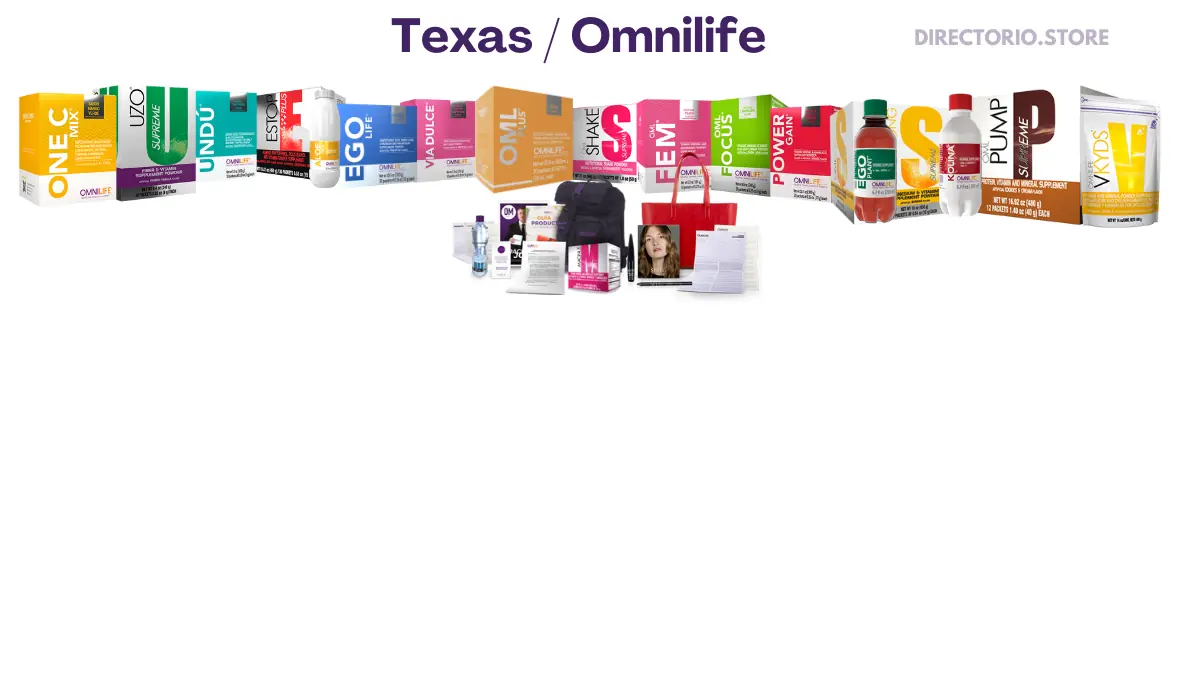 Texas Compra productos Omnilife facilmente con membresías, descuentos y pedidos online o telefonicos desde cualquier ciudad del estado