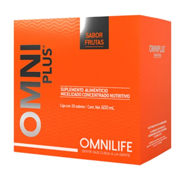 Omniplus Omnilife Sabor Frutas Y Naranja Para Niños, Embarazadas Y Todas Edades Multivitaminico Con Un Total de 65 Ingredientes