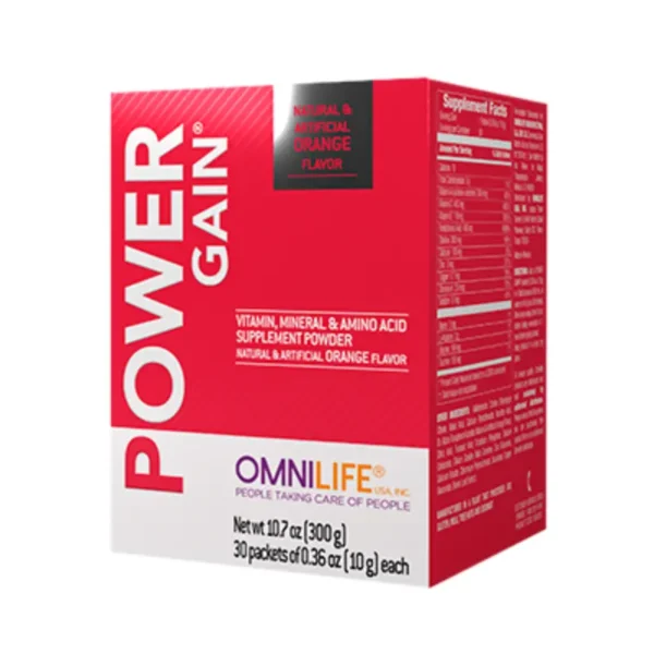 Power Gain Omnilife Apoya El Sistema Hormonal Femenino, Masculino, Articular Y Oseo Power Maker Con 3 Gramos De L-Arginina + Aminoacidos Precursor De Óxido Nítrico